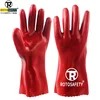 Tough nitrile compound will out-perform latex and neoprene in aromatic petroleum pvc coated gloves hot sale