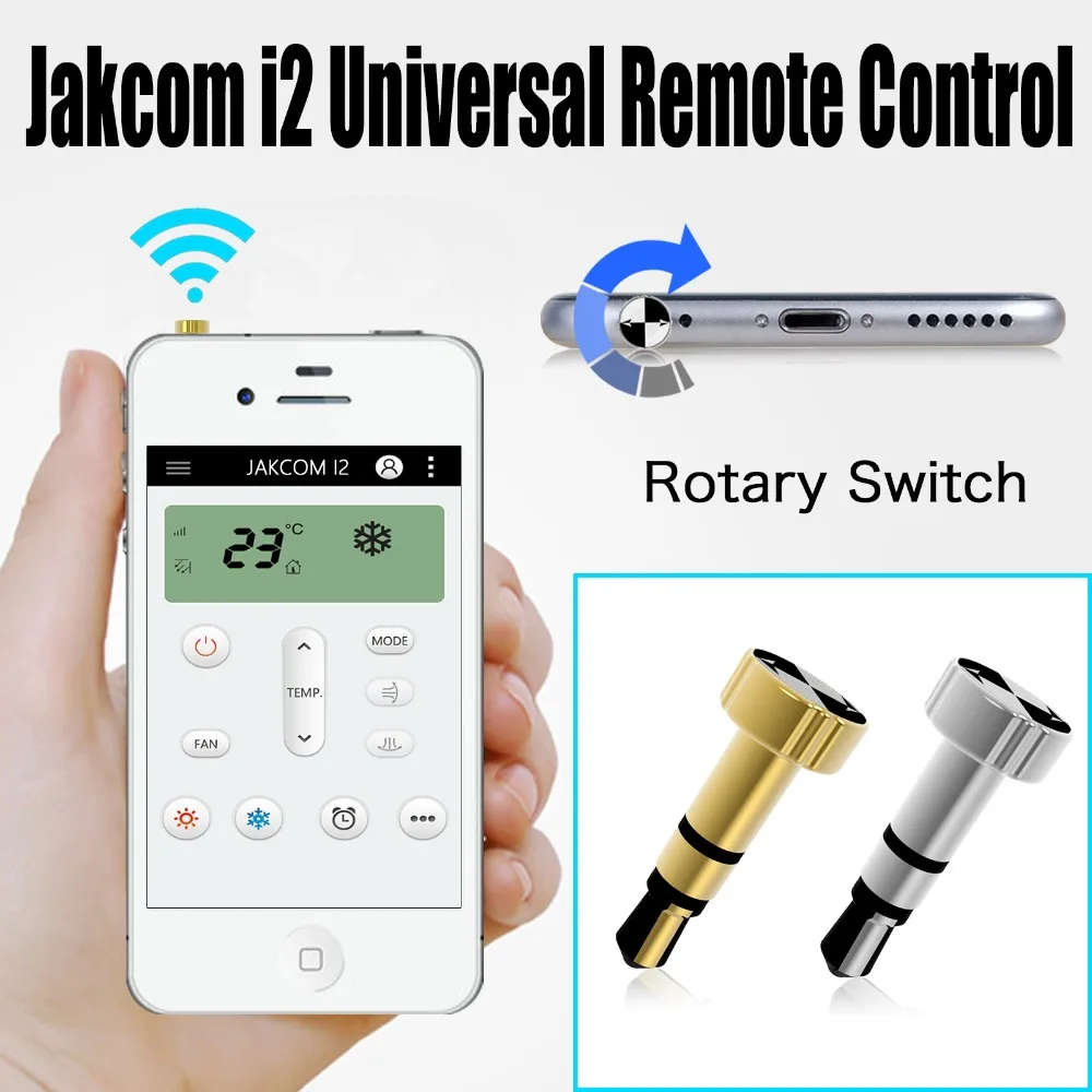 

Wholesale JAKCOM i2 Universal Remote Control IR Smart Board TV Box AC for iPhone iPad Celular Android Mobile Phone as Air Mouse, N/a