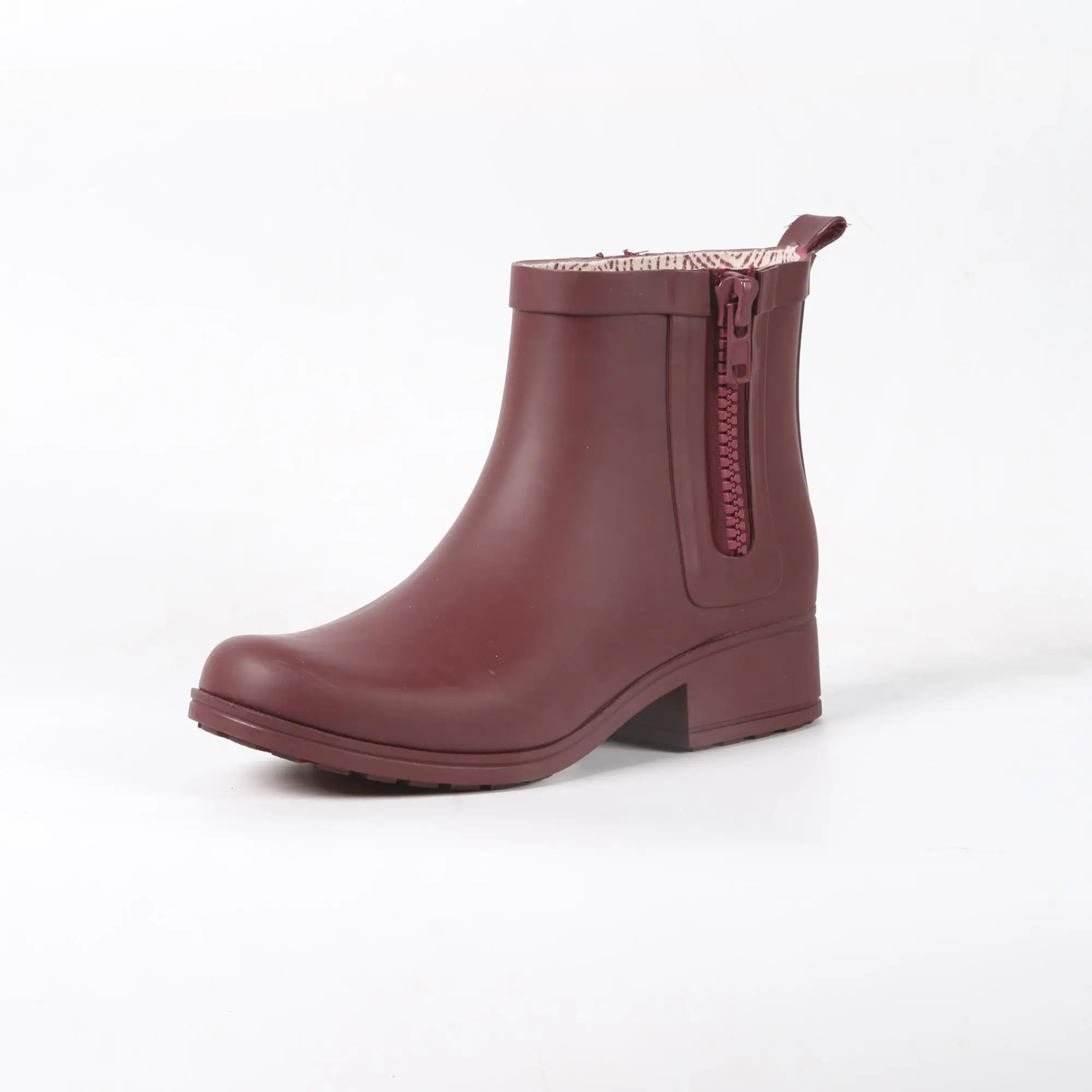 Womens Rain Boot Low Cut Rubber Boots 