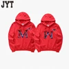 2017 top quality winter fleece couples oem custom personalized hoodies in stock items hot