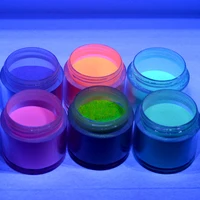 

Professional nails acrylic neon luminous coloured nail powder fluorescent nail art pigment Dipping Powder