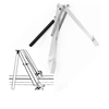 Metal gas spring customized window opener for greenhouse