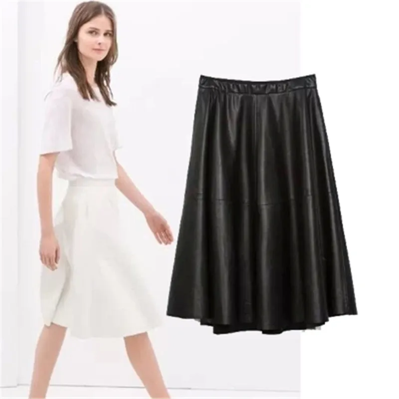 Buy Women Midi Skirt American Apparel 15 Korean Saia Skater Pocket Women Skirts High Waist Midi Skater Skirt Saia Preta Plus Size In Cheap Price On M Alibaba Com