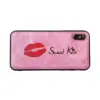 for iPhone 6 7 8 Plus X XS XR XS Max New in May 2019 Lipstick Leather Phone Case