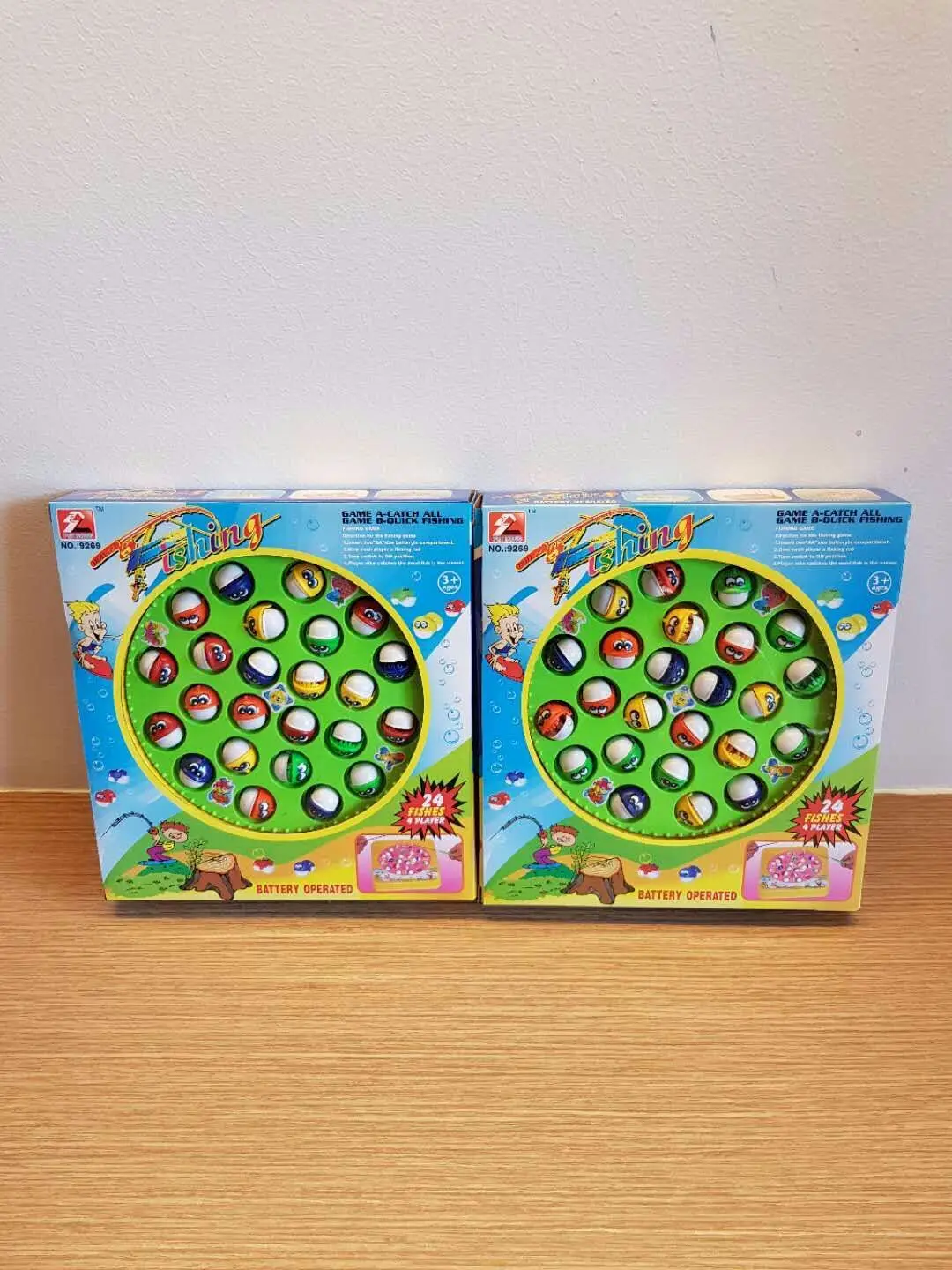HS001209, Huwsin Toys, Rotating music toy magnetic fishing game