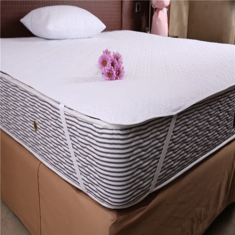Hotel Quilted Mattress Pad Waterproof Quilted Mattress Pad Cover Hotel