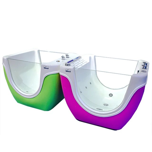 

Baby hydrotherapy pool /plug cover/ screen glass bathtub, Pink, green(customized color)