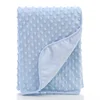 Super Soft Plush Baby Blanket & Swaddling Newborn Thermal Super Soft Fleece Knee Blanket Solid Bedding Set Cotton Quilt