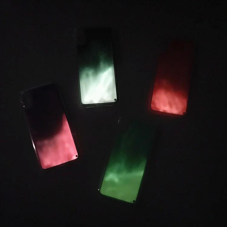 Popular Glow in the Dark Neon Glitter Phone Case For Iphone X
