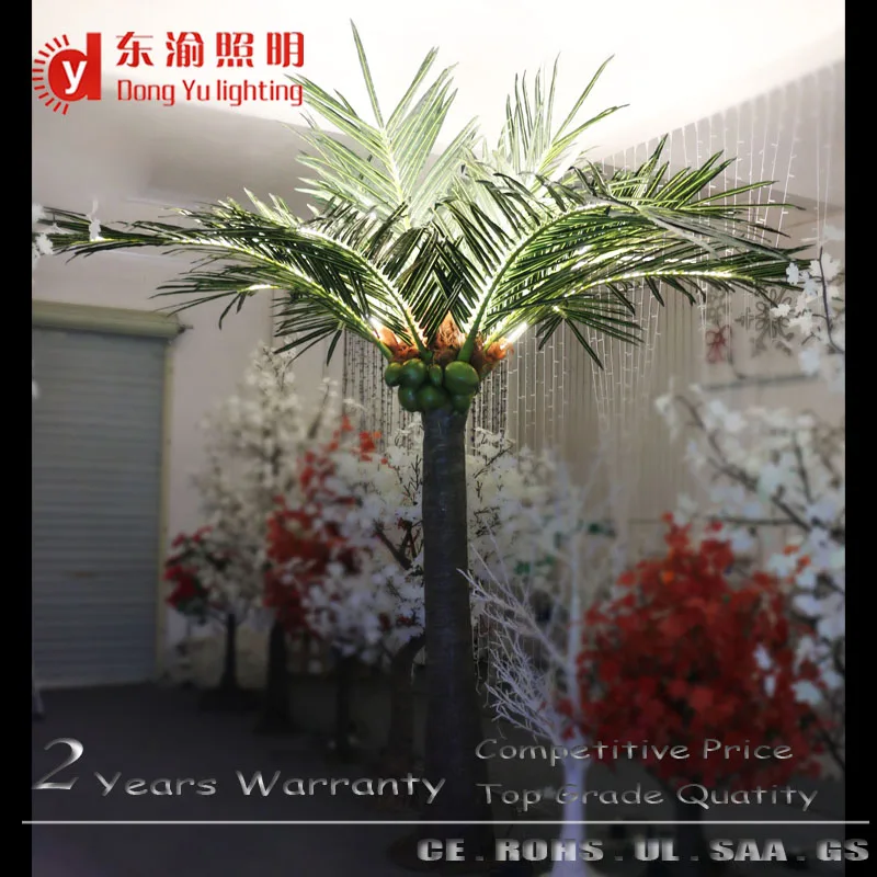 Artificial Led Light Christmas Garden Decorative Cone Foxtail Palm ...