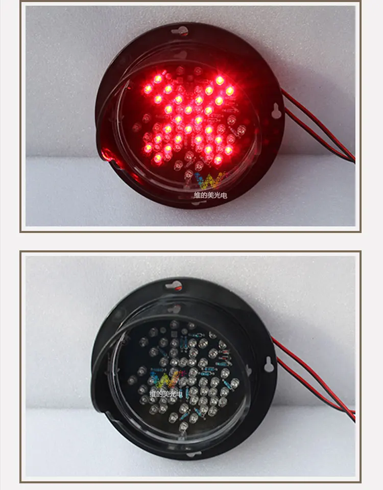 For parking system use red and green 100mm traffic light with attractive design