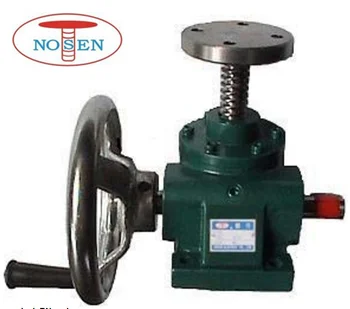 Adjustable Floor Jack 3t Worm Gear Screw Jack With Hand Wheel