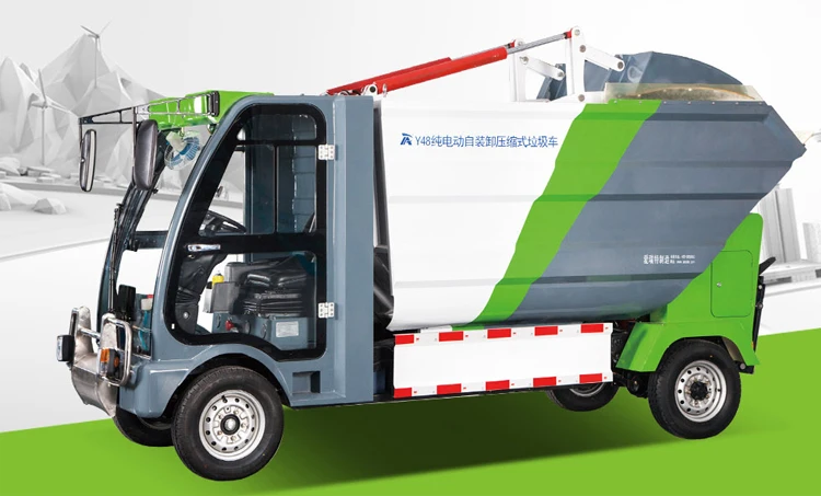 ART-Y48E Electric Dustbin Transport Truck Vehicle