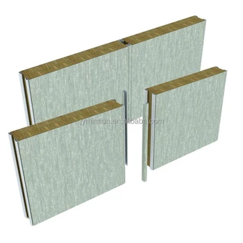 Marine Wall Panel System Insulated Ceiling Panel Rock Wool