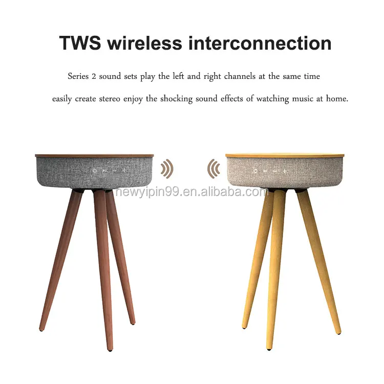 Popular Table speaker 2.0 bluetooth desktop speaker multifunction desktop speaker With Wireless Charger For Mobile Phone - ANKUX.COM
