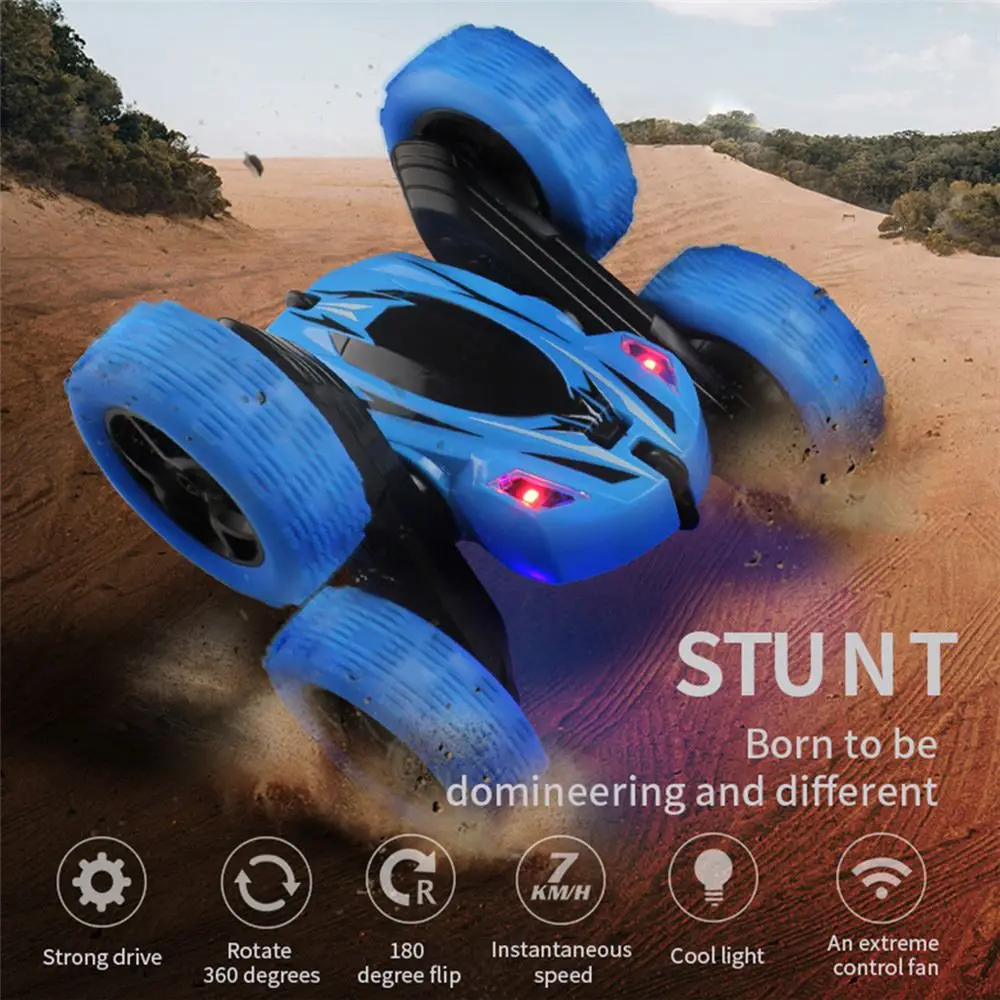 2019 New Arrival JJRC D828 1:24 Stunt Twist Arm RC Racing Car Rotatable Flashing 3D Flip Truck W/Light VS JJRC H23 Gifts for Ki