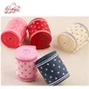 Navy Blue Star Polyester Printed Grosgrain Ribbon for Hair Bow Craft, Hair Accessories, Packing