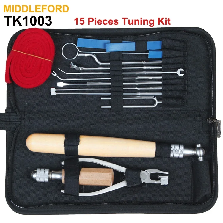 

Middleford 15 Pieces Piano Tuning Kit Maintenance Tools for Piano