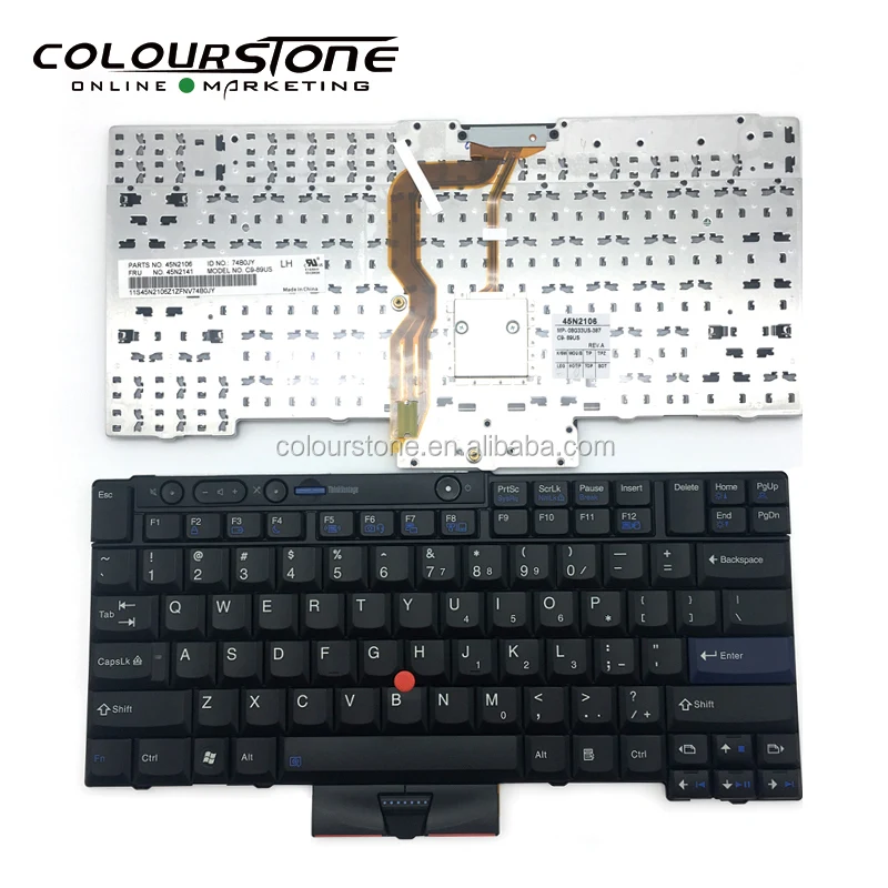 

For IBM T400S T410 T410I T410S T410SI T420 T510 W510 US Black Laptop Keyboard