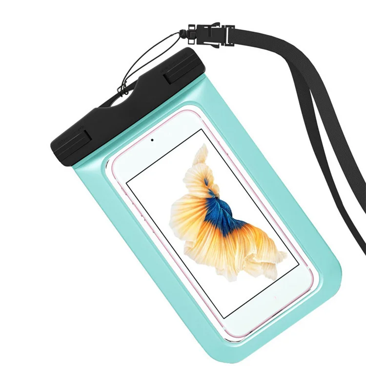 

Outdoor mobile phone waterproof bag customized swimming cover TPU transparent case for touch screen, Black;blue;golden;green;orange;pink;purple;red;white;yellow