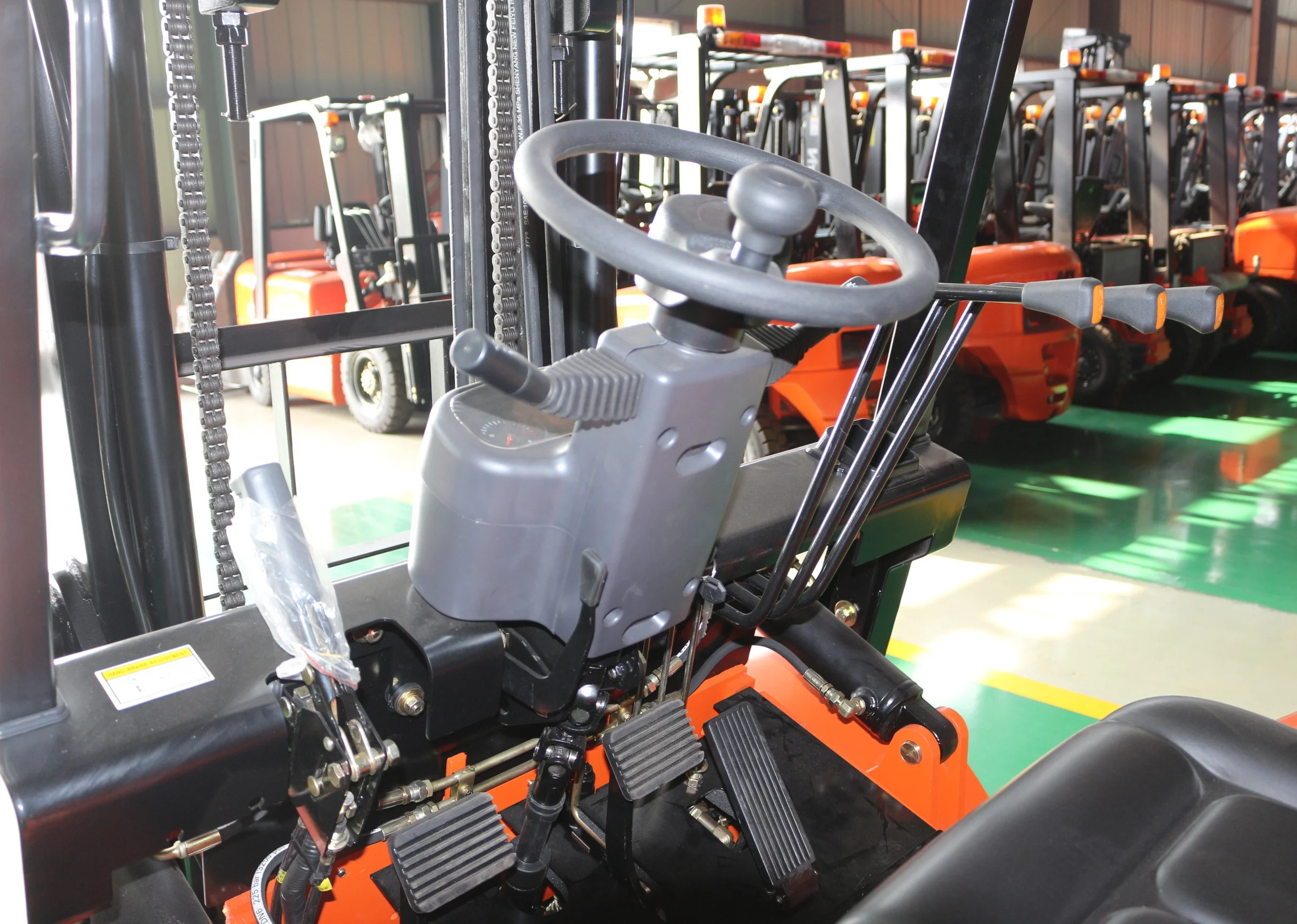 
2 ton RC Diesel Forklift 3 Meter Mast CPCD20 Small Fork Lift Truck Xinchai C490 Engine 