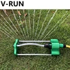 Hot Selling 17 Holes Automatic Plastic Turbo watering Oscillating Sprinkler lawn garden sprinkle D0021
