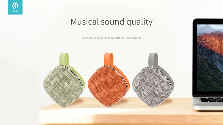 Devia Factory Promotion Cinya Series Rear Kit Outdoor Keyring Portable wireless Speaker - ANKUX.COM