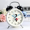 New design custom metal cute creative personality desktop alarm clock luminous bedside clock super loud