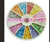 2014 New Style fashion Artificial Fingernails nail art tips decoration nail art fabric shapes AFA282000