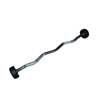 curved weight bar