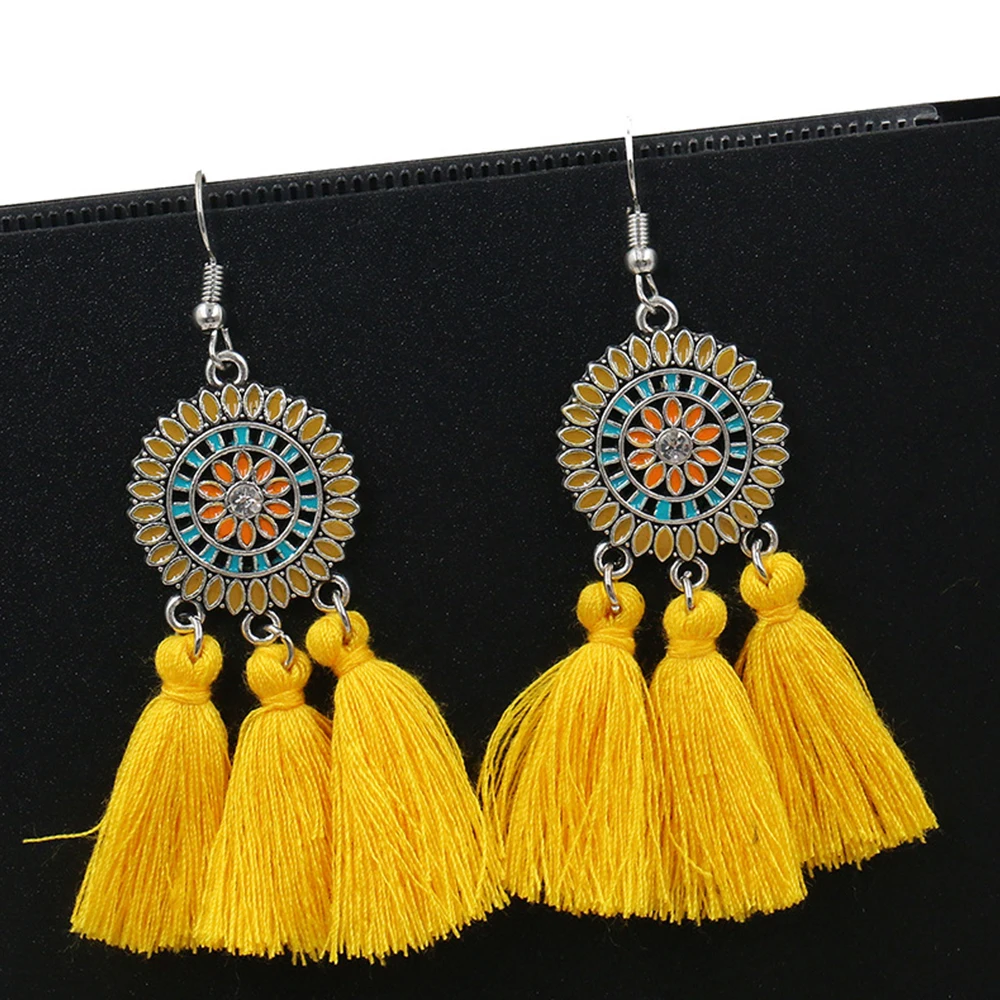 

Free Shipping Best seller Boho Tassel Earrings Women, Customized