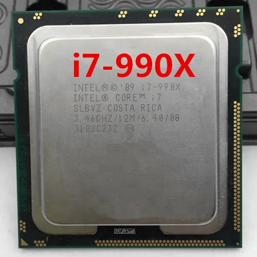 intel I7-990X I7 990X CPU Processor 3.46G Six Core LGA 1366 scrattered pieces