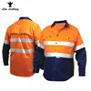 european acid resistant high quality orange twill factory work clothes