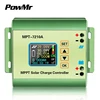 PowMr 10A MPPT 24v 36v 48v 60v 72v solar system voltage solar charge controller for solar system engine input MPT-7210A