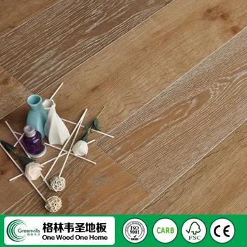 Light Grey Coffee Color Engineered Wood Flooring Oak Wire