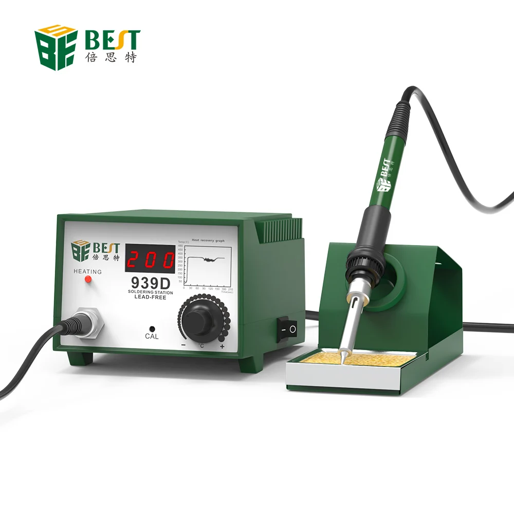 

BST-939D China Professional Production 60W Digital Display PCB Motherboard Mobile Repair Soldering Rework Station