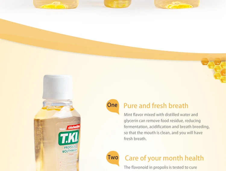 Bulk T.ki Brand Disposable 36ml Bottle Proplis Oral Oxygenating
