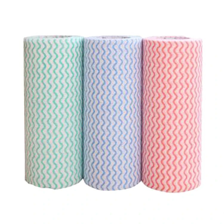 
Viscose polyester spunlace nonwoven disposable washcloth 