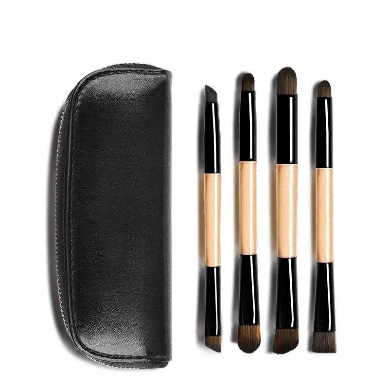 

2019 new design use for BB cream essential Oval toothbrush makeup brushes with 4pcs in set