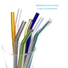 Glass Straw Customized Shaped Logo Eco-friendly Glass Straw