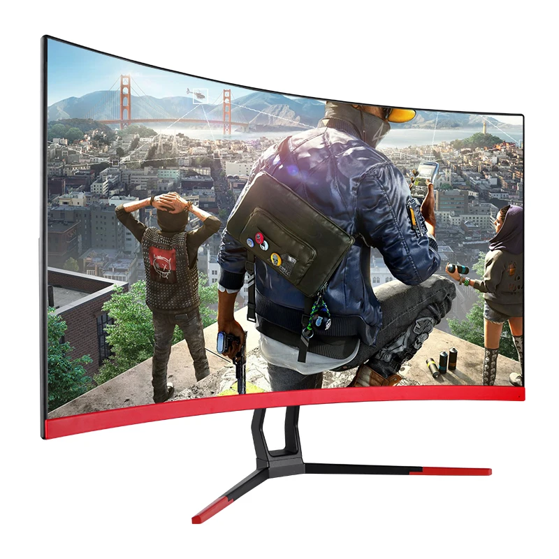 

Factory wholesale  graphic design curved lcd 144hz gaming monitor