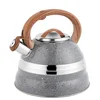 2.5L Copper Painting Stainless Steel Whistling Tea Kettle/Whistle Kettle