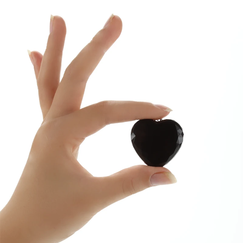 

small digital voice recorder in heart shape necklace mini sound recordable device 192Kbps, Black