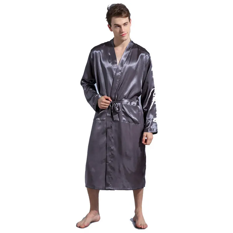 Silk Satin Fabric Classical Long Mens Silk Robe Mr001 Buy Mens Silk Robe,Ladies Satin Gown