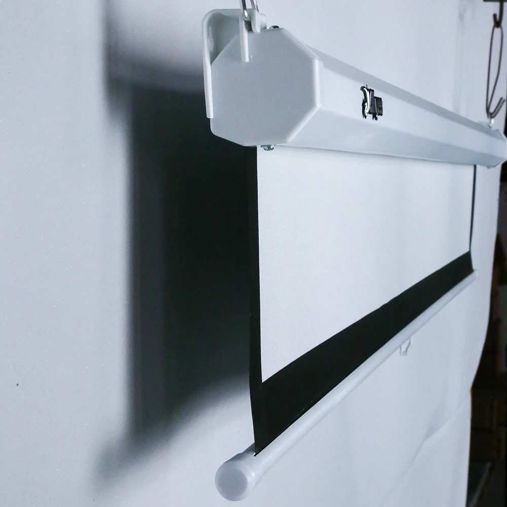 Cheap Projector Screens 60 Inch 43 Automatic Self Locking Projection