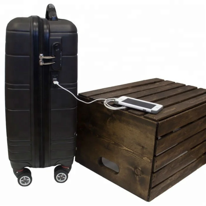 

Textured ABS Mould Luggage Trolley Bag Design 20 Inch Suitcase Spinner ODM Unisex Aluminium Trolley Picture Color or Customized