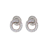 

fashion earrings trend 2019 small cubic zirconia cz crystal stud earrings