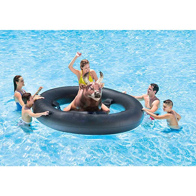 pool bull inflatable