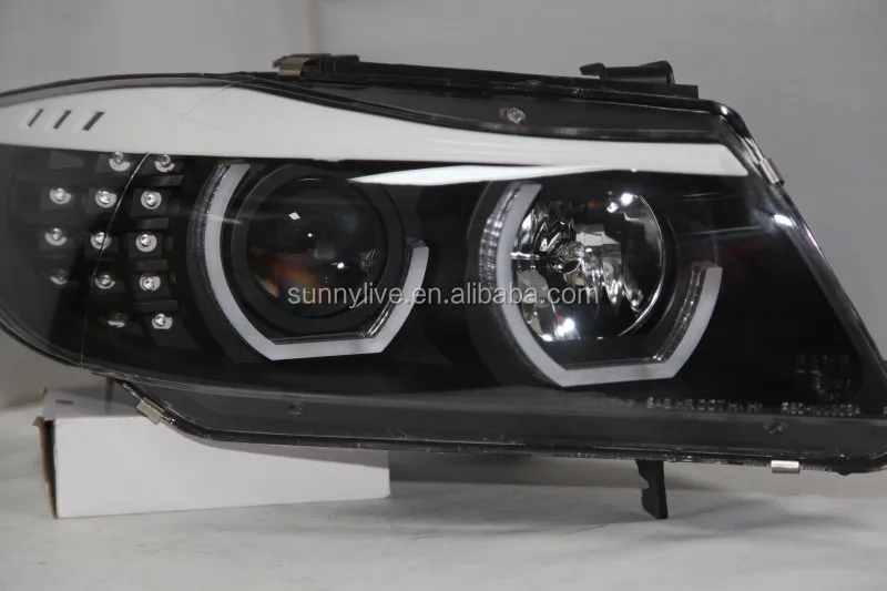 For BMW E90 330I 320I 318i led Angel Eyes headlight JY