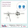 Beadsnice ID 27926 316 Stainless Steel Cabochons Earring Settings 4x12mm sold by PC earrings parts